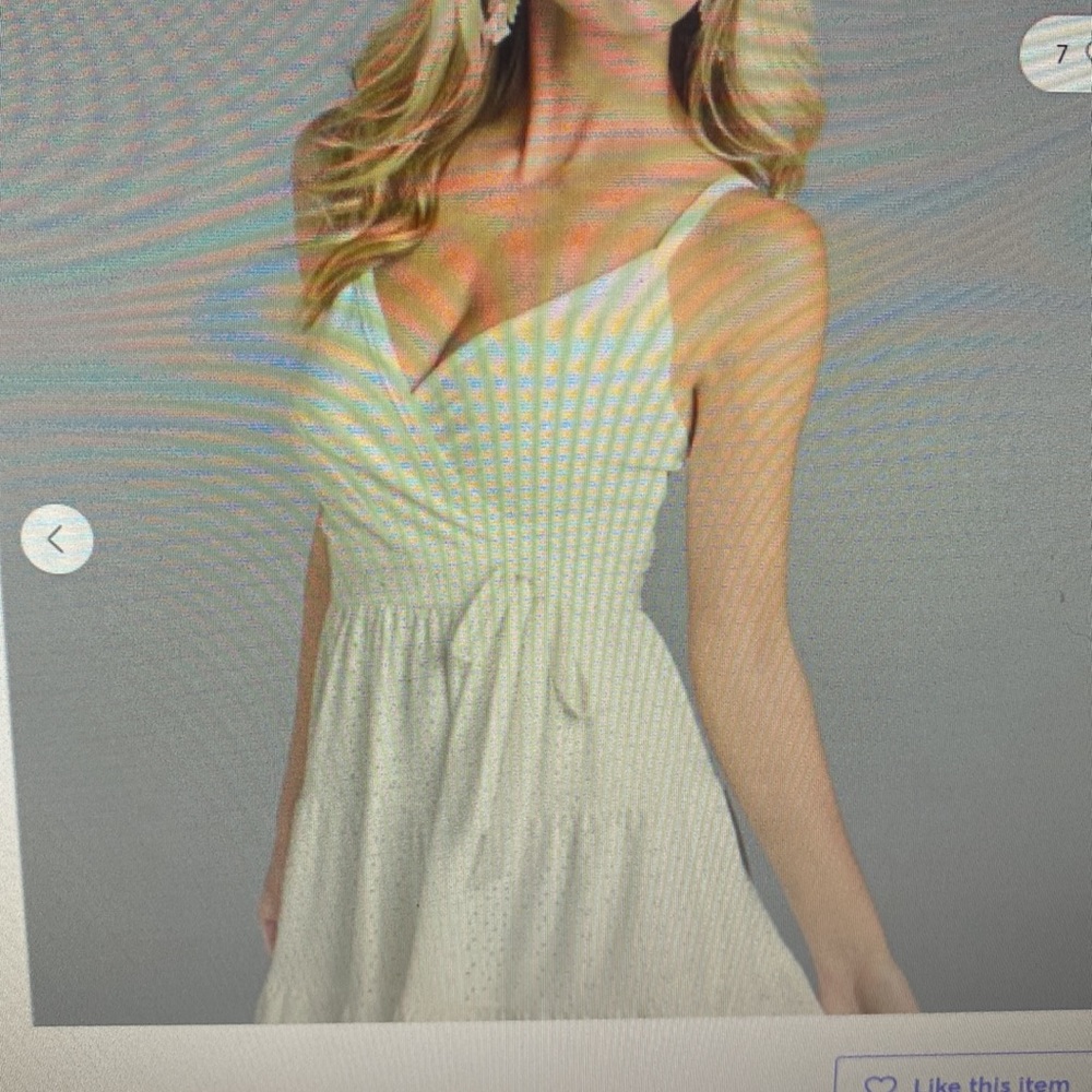 Eyelet dress